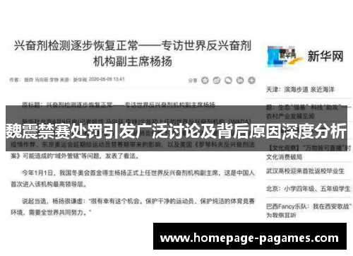 魏震禁赛处罚引发广泛讨论及背后原因深度分析
